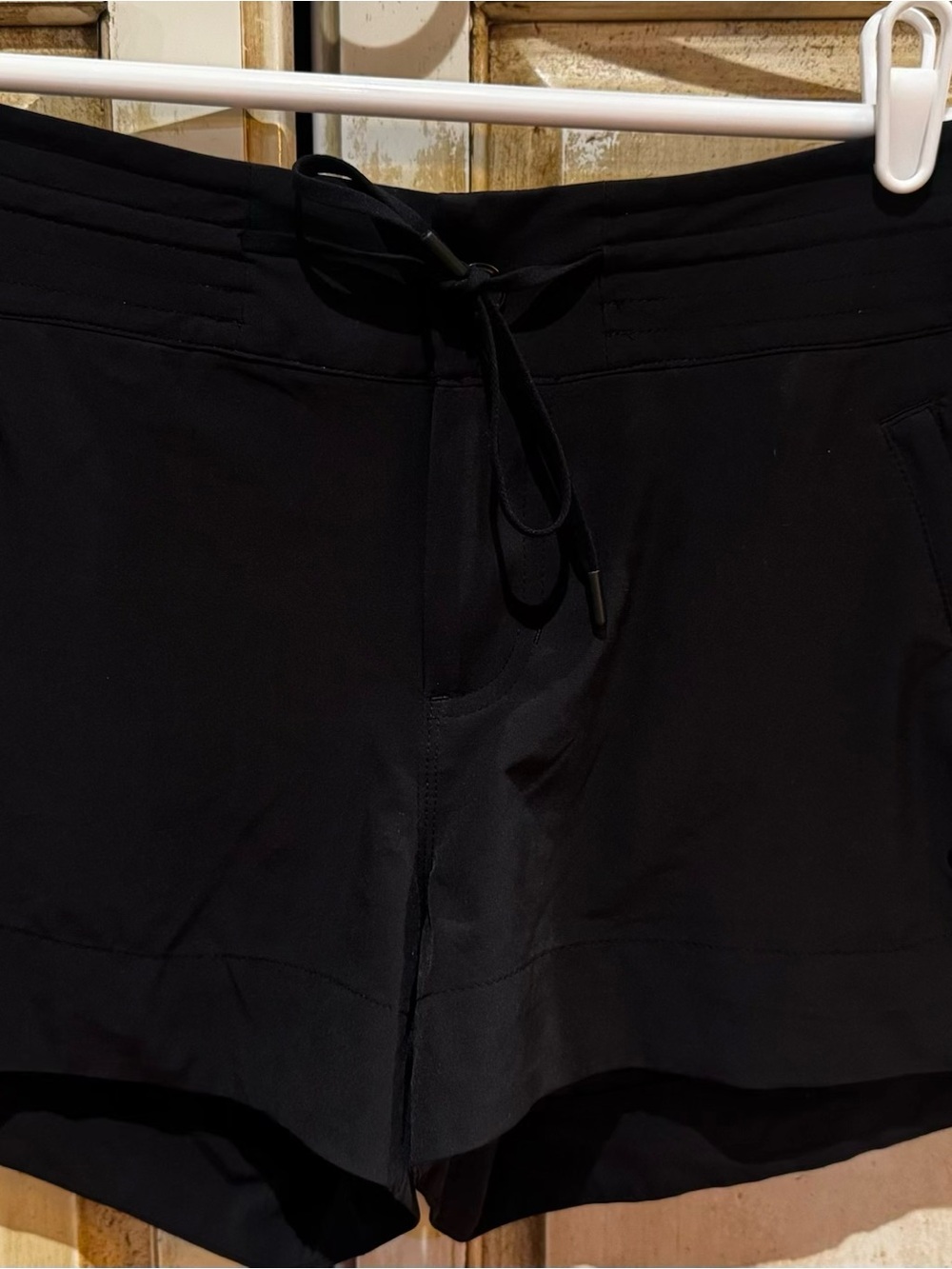 Athleta Black Shorts with Zippered Pockets